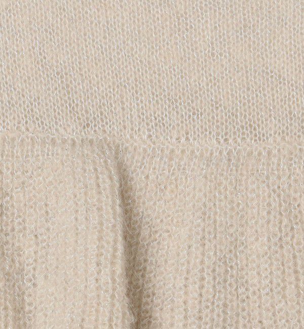 NOLLEY'S「2WAYラメモヘヤラッフルプルオーバー」|ニット・セーター|