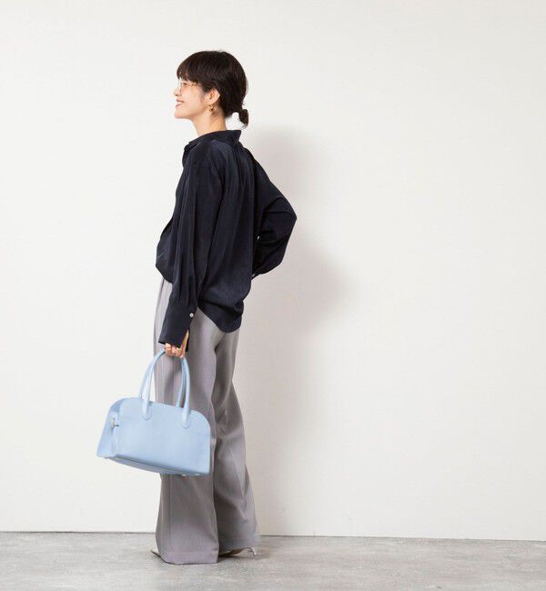 NOLLEY'S sophi「ウォッシャブルスエードサテンシャツ」|シャツ・ブラウス|