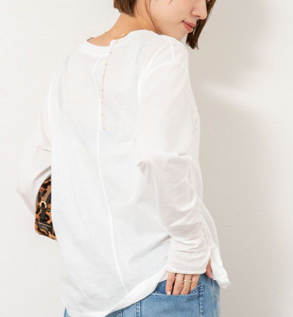 NOLLEY'S「ウォッシャブルオーガニックコットンロンT」|Tシャツ・カットソー|