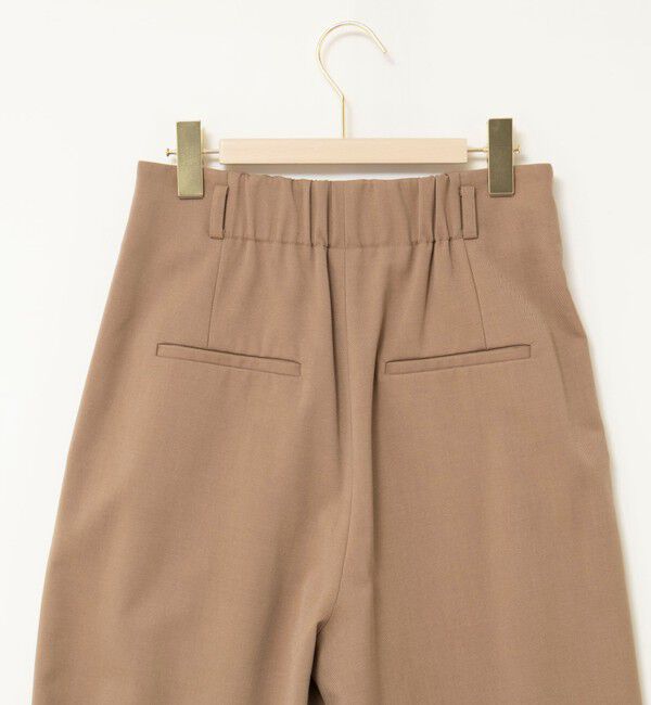 NOLLEY'S sophi「《セットアップ対応》ウォッシャブルウール混ツイルハイウエストワイドパンツ」|その他|