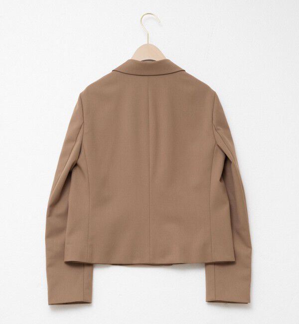 NOLLEY'S sophi「《セットアップ対応》ウォッシャブルウール混ツイルショートジャケット」|テーラードジャケット|