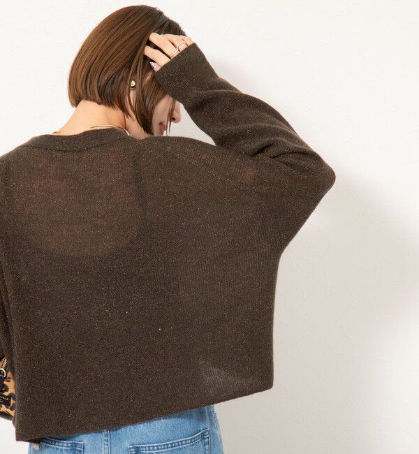 NOLLEY'S「《手洗い可能》スパンコールプルオーバー」|ニット・セーター|