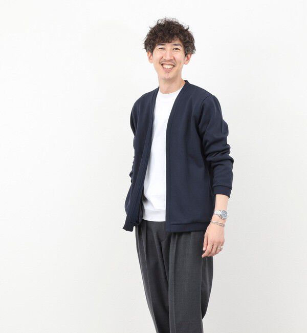 NOLLEY'S goodman「【ACTIVE SECT】《限定展開》接結ボタンレスカーディガン 25AW」|カーディガン|