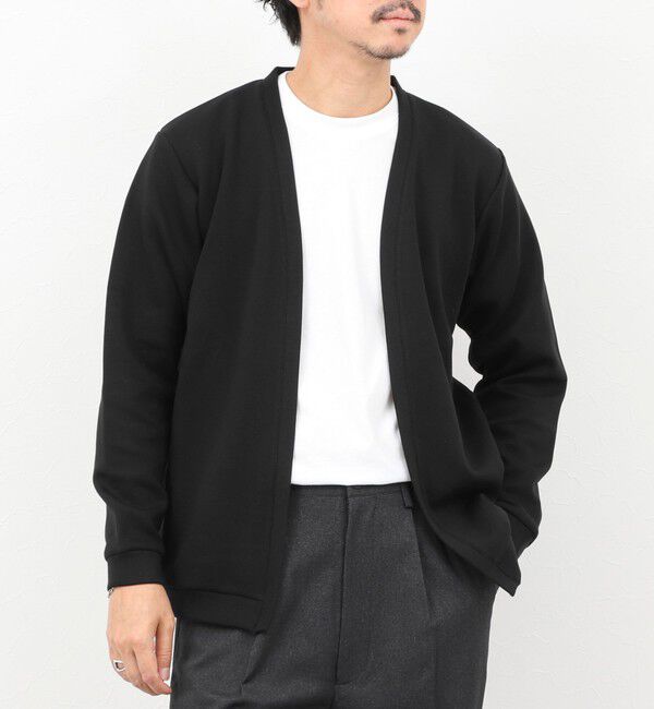 NOLLEY'S goodman「【ACTIVE SECT】《限定展開》接結ボタンレスカーディガン 25AW」|カーディガン|