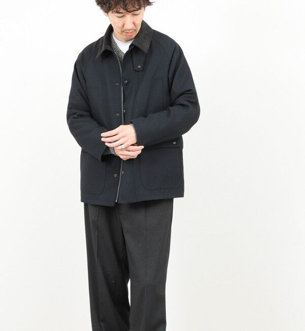 NOLLEY'S goodman「《ビジカジ対応》【TECHTWEED】【SORONA】中綿ユーティリティジャケット 25AW」|ブルゾン・スタジャン|