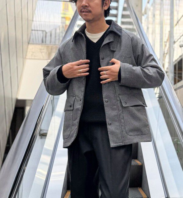 NOLLEY'S goodman「《ビジカジ対応》【TECHTWEED】【SORONA】中綿ユーティリティジャケット 25AW」|ブルゾン・スタジャン|