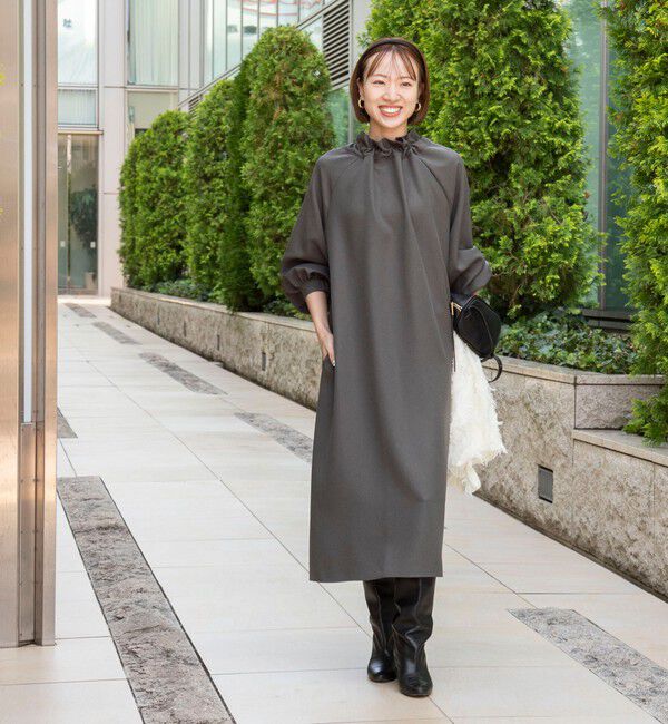 NOLLEY'S「ウォッシャブル2WAYリボンギャザーワンピース」|ワンピース|