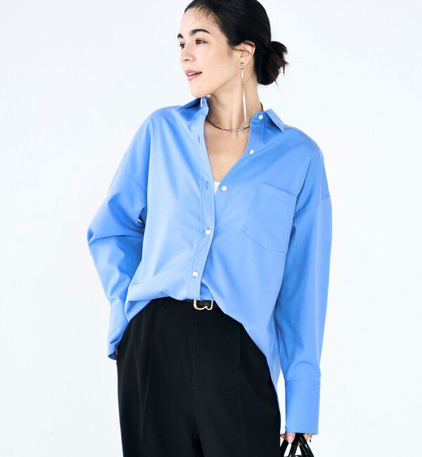 NOLLEY'S sophi「【一部WEB限定カラー】ウォッシャブルオックス2WAYシャツ」|シャツ・ブラウス|