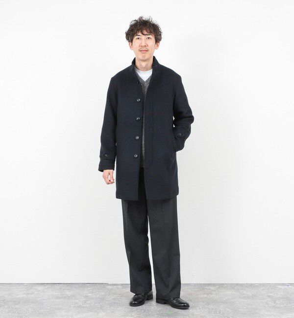 NOLLEY'S goodman「《ビジカジ対応》尾州ビーバースタンドカラーコート 25AW」|その他|