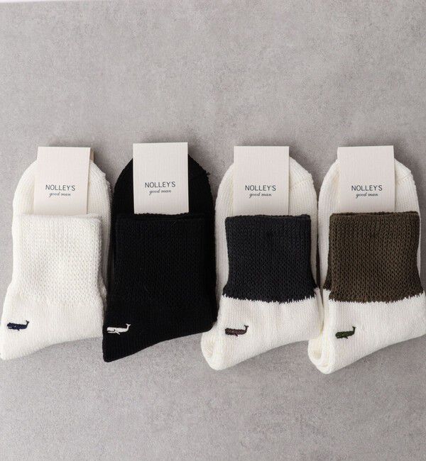 NOLLEY'S goodman「別注クジラクォーターパイルソックス」|ソックス|