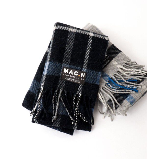 NOLLEY'S goodman「【MAC.N/マックエヌ】Lambswool Inchfad Scarf 25」|ストール|