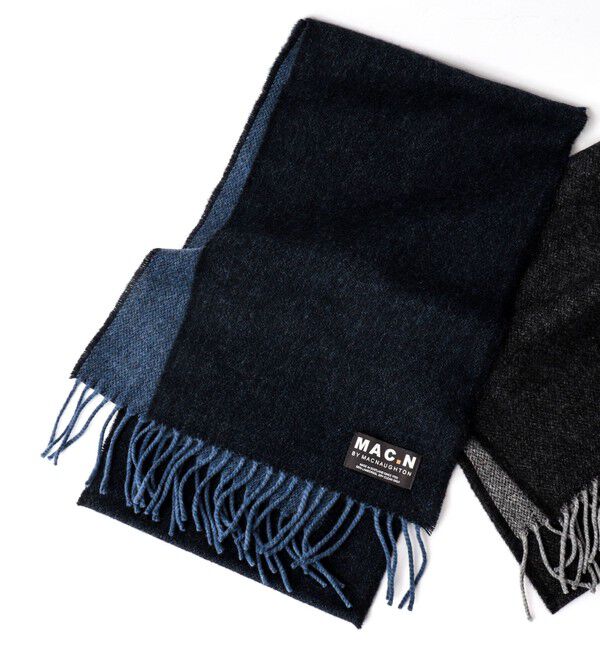 NOLLEY'S goodman「【MAC.N/マックエヌ】Lambswool Dual Scarf 25」|ストール|