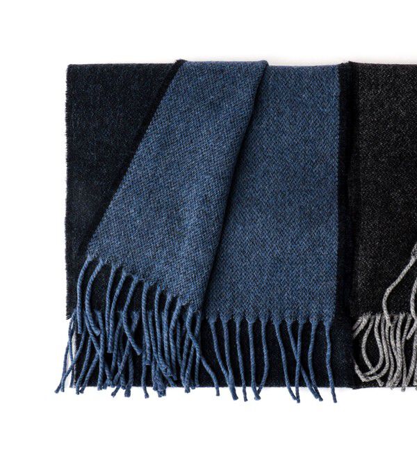 NOLLEY'S goodman「【MAC.N/マックエヌ】Lambswool Dual Scarf 25」|ストール|