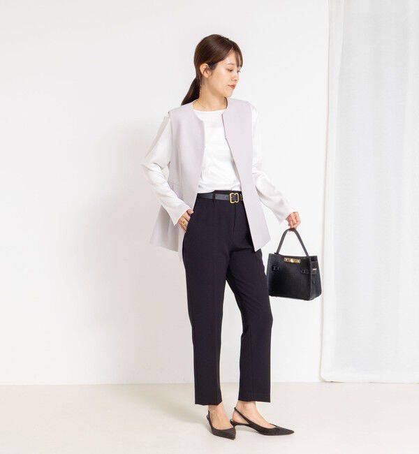 NOLLEY'S「《セットアップ対応》ウォッシャブルサージストレッチジレ」|ベスト・ジレ|