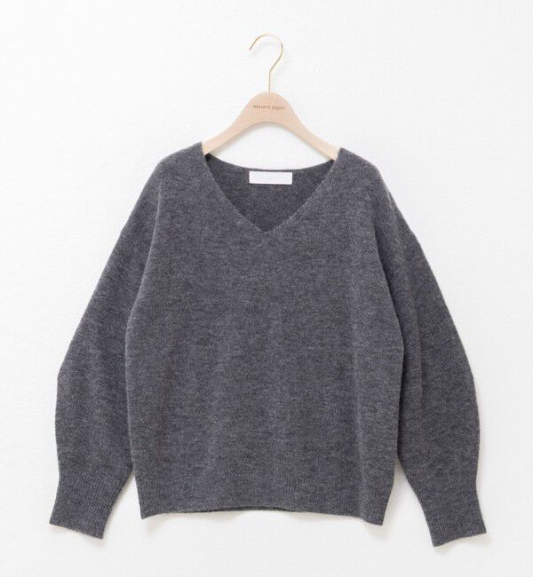 NOLLEY'S sophi「《手洗い可能》アルパカ混Vネックプルオーバー」|ニット・セーター|
