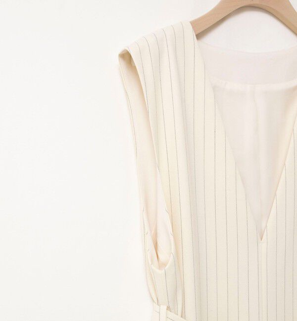 NOLLEY'S sophi「ウォッシャブルベルト付きジャンスカ」|ジャンパースカート|