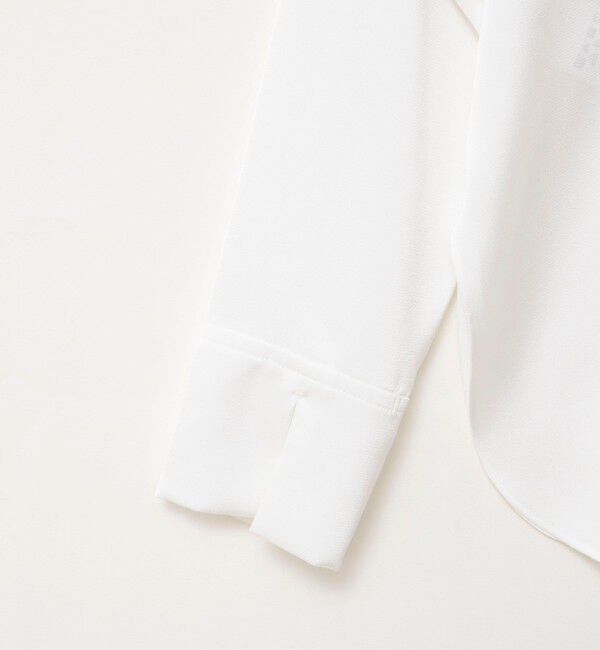NOLLEY'S「ウォッシャブルNEWオトナサテン襟付きブラウス」|シャツ・ブラウス|