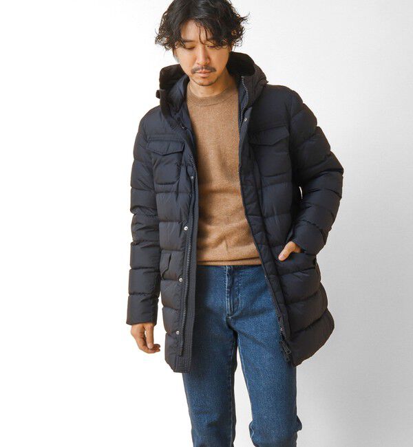 NOLLEY'S goodman「【HERNO/ヘルノ】4ポケットHOOD DOWN JACKET フードダウンジャケット 25AW」|ダウン|ネイビー