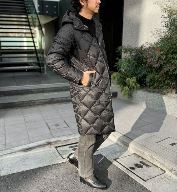 NOLLEY'S goodman「【TAION/タイオン】CITY PACKABLE HOOD LONG DOWN JKT 25AW」|ダウン|