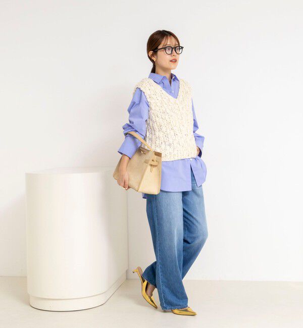 NOLLEY'S「Vネックニットベスト」|ニット・セーター|