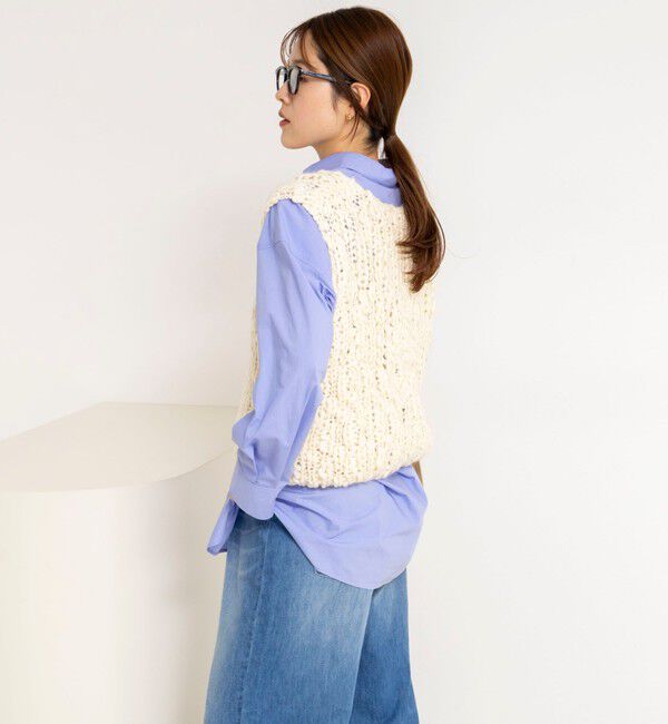 NOLLEY'S「Vネックニットベスト」|ニット・セーター|