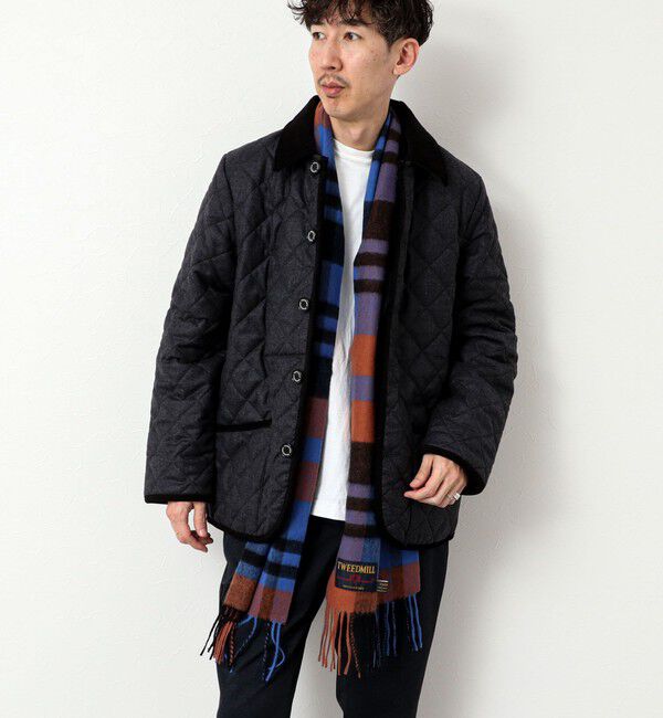 NOLLEY'S goodman「【TWEEDMILL/ツイードミル】Lambswool Muffler Check 25」|マフラー|