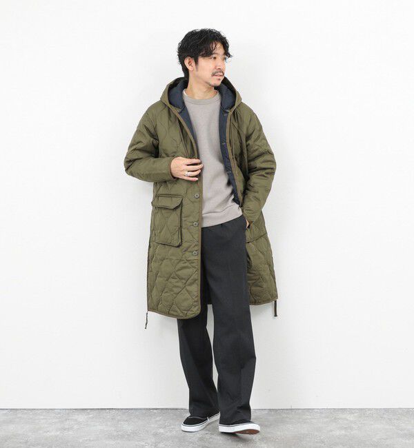 NOLLEY'S goodman「【TAION/タイオン】MILITALY HOOD LONG DOWN JKT 25AW」|ダウン|