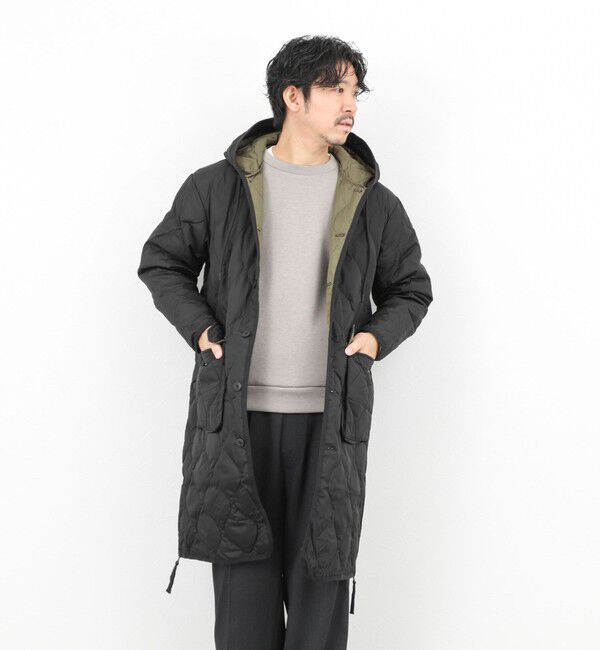NOLLEY'S goodman「【TAION/タイオン】MILITALY HOOD LONG DOWN JKT 25AW」|ダウン|