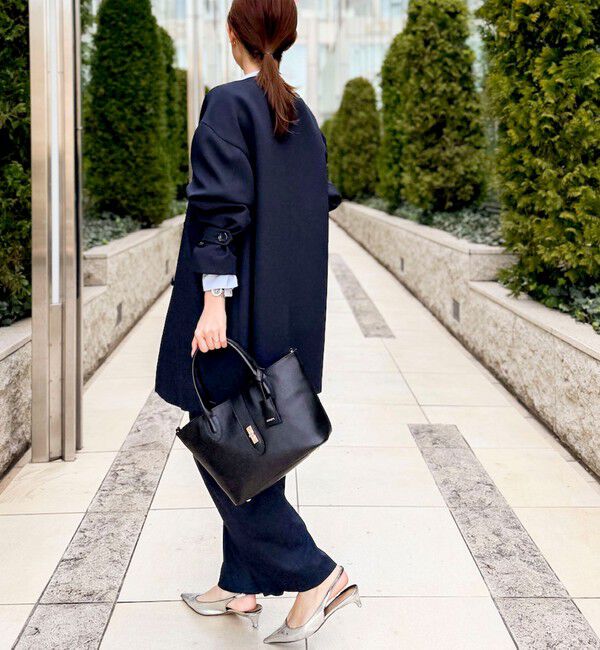 NOLLEY'S「ウォッシャブルトリプルクロス3WAYステンカラーコート」|ステンカラーコート|