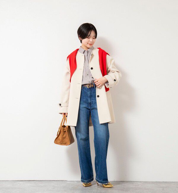 NOLLEY'S「ウォッシャブルトリプルクロス3WAYステンカラーコート」|ステンカラーコート|