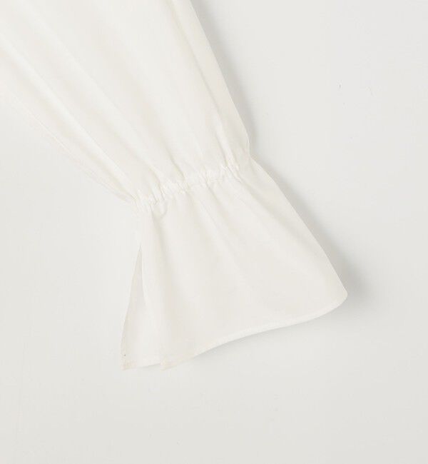 NOLLEY'S sophi「ウォッシャブルドレープポプリンバックプリーツシャツ」|シャツ・ブラウス|