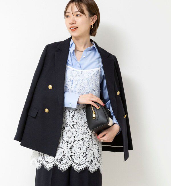 NOLLEY'S「《セットアップ対応》ウォッシャブルハイスペック麻調ダブルジャケット」|テーラードジャケット|