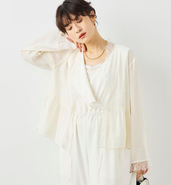 NOLLEY'S sophi「ウォッシャブルバックサテンサロペット」|オールインワン|