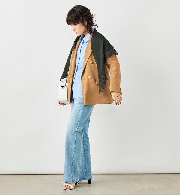 NOLLEY'S「《手洗い可能》バテンレース三角ストール」|ストール|