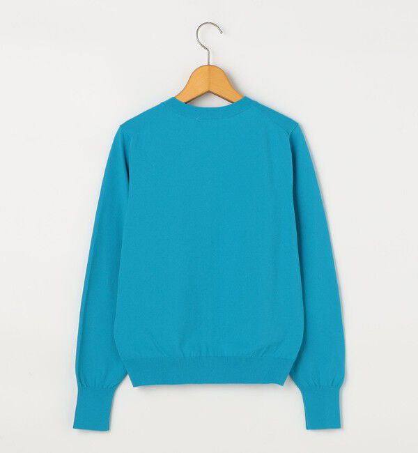 NOLLEY'S「《手洗い可能》コットンテックスクルーネックカーディガン」|カーディガン|