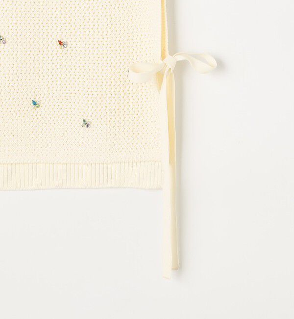 NOLLEY'S「《手洗い可能》ビジュー付ベスト」|ベスト・ジレ|