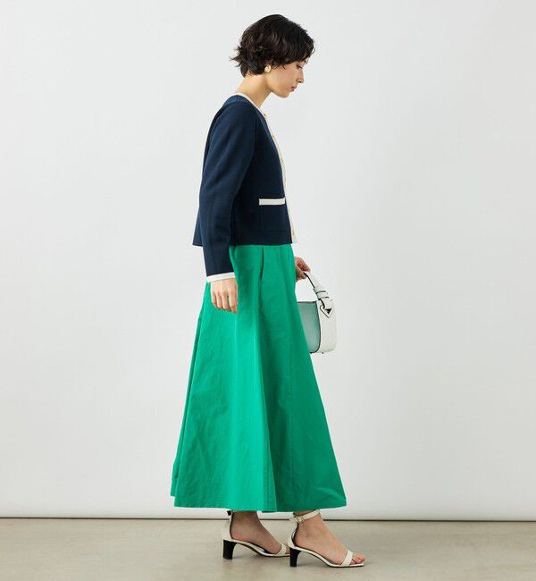 NOLLEY'S「《手洗い可能》ビオグレースミラノリブジャケット」|カーディガン|