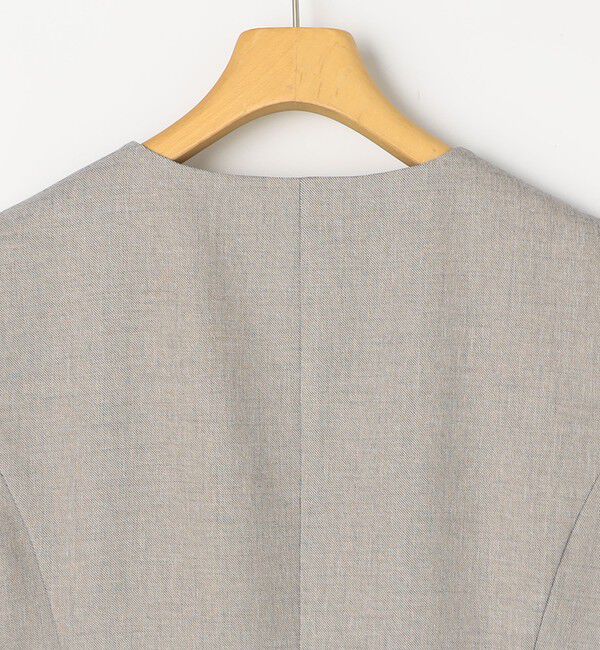 NOLLEY'S sophi「《セットアップ対応》ウォッシャブルドライシャークペプラムジレ」|ベスト・ジレ|