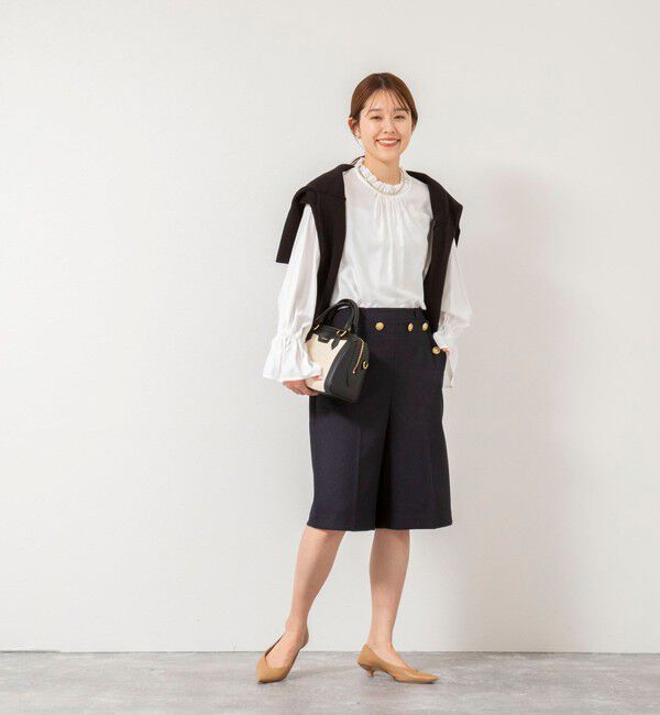 NOLLEY'S「ウォッシャブル襟フリルプルオーバーブラウス」|シャツ・ブラウス|