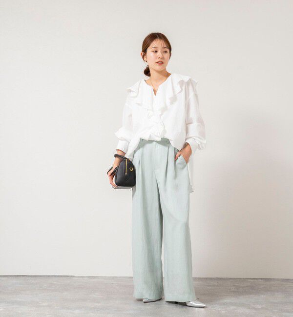 NOLLEY'S「【WEB＆一部店舗限定サイズアイテム】ウォッシャブルセルロースワイドパンツ」|その他|