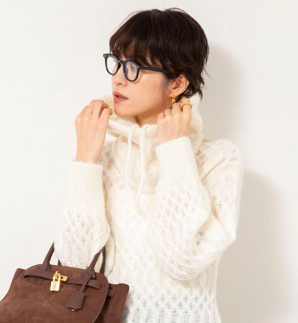 NOLLEY'S sophi「【WALANCE/ワランス】wool mohair cable balaclava」|ニット・セーター|