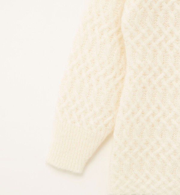 NOLLEY'S sophi「【WALANCE/ワランス】wool mohair cable boatneck top」|ニット・セーター|