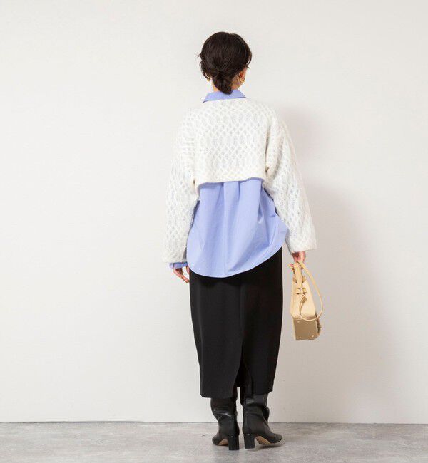 NOLLEY'S sophi「【WALANCE/ワランス】wool mohair cable cropped cardigan」|カーディガン|