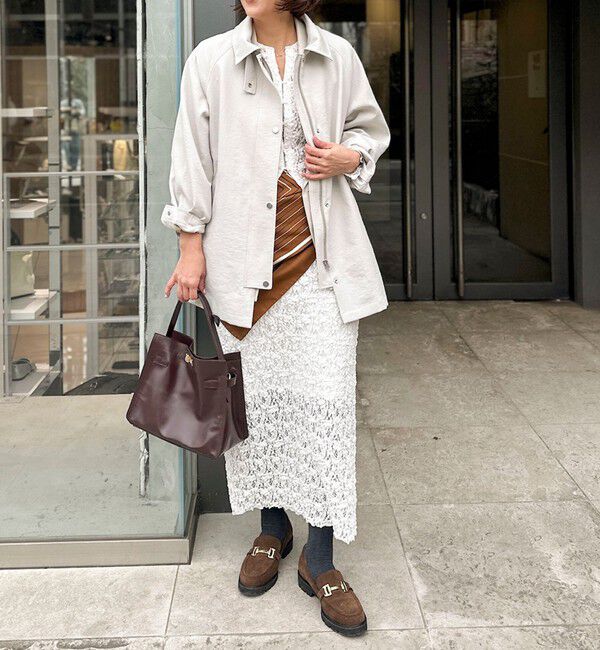 NOLLEY'S sophi「《セットアップ対応》ウォッシャブルストレッチレースタイトスカート」|タイト|