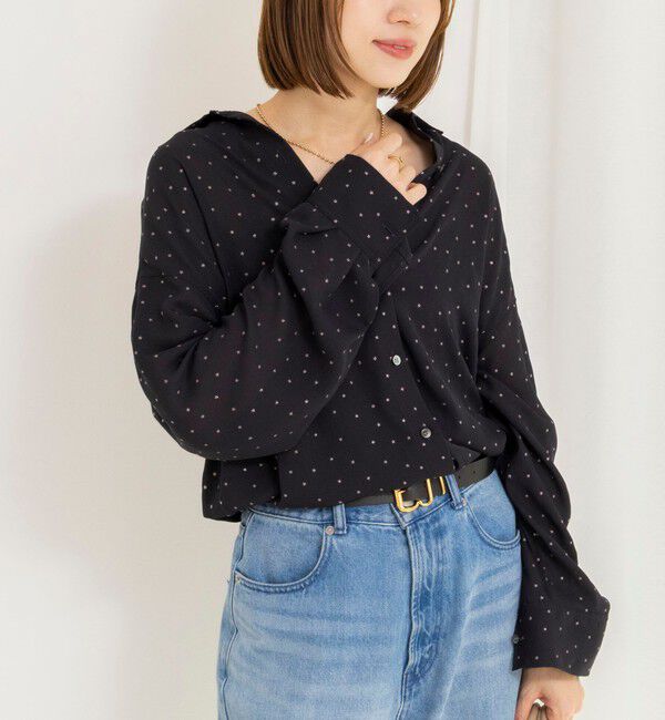 NOLLEY'S「45th limited edition MY STANDARD【WEB＆一部店舗限定】グリッターシャツ」|シャツ・ブラウス|