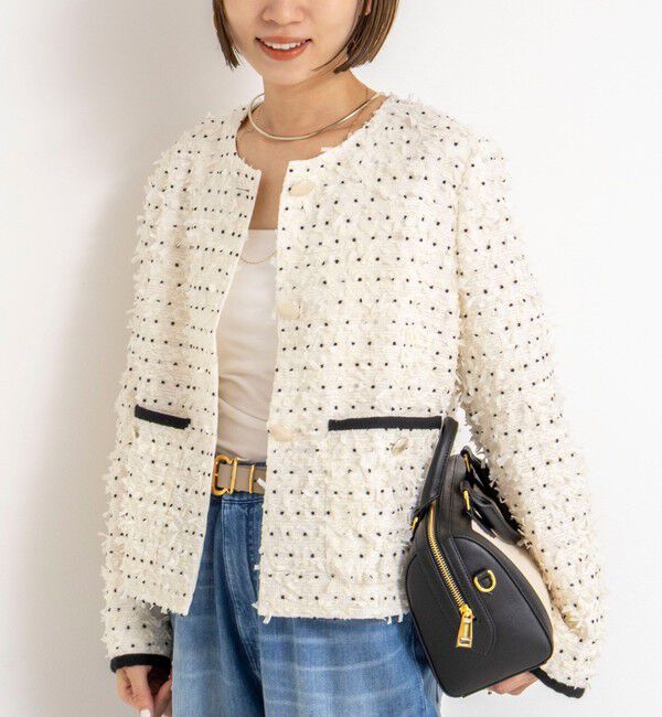 NOLLEY'S「45th limited editionフラッグカラミジャケット」|ノーカラージャケット|