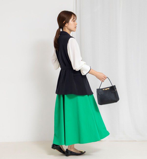 NOLLEY'S「《セットアップ対応》ウォッシャブルダブルクロスジレ」|ベスト・ジレ|