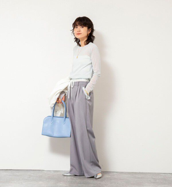 NOLLEY'S sophi「ウォッシャブルラメチュールロンＴ」|Tシャツ・カットソー|