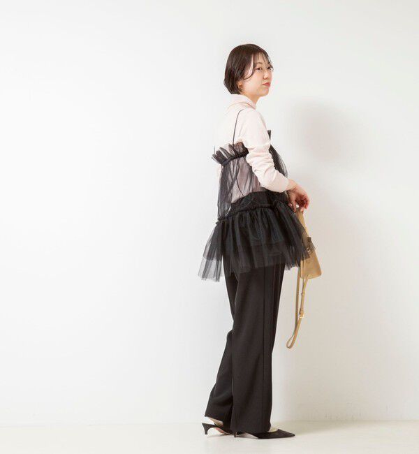 NOLLEY'S sophi「ウォッシャブルチュール2WAYブラウス」|キャミソール|