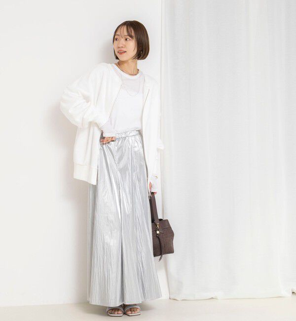 NOLLEY'S「ウォッシャブル2WAYロングジップスウェット」|スウェット・ジャージ|